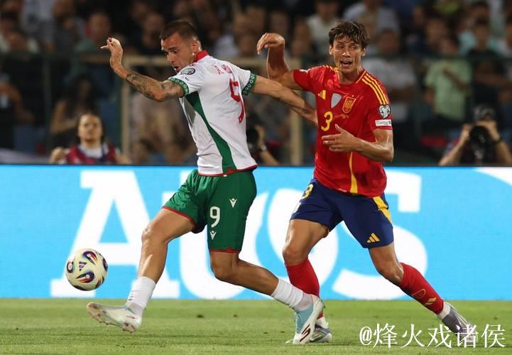 梅里诺双响西班牙4-0保加利亚 世预赛四连胜小组领跑